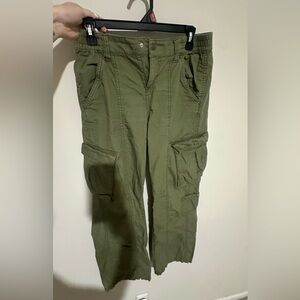 H&M Olive Green Cargo Track Pants